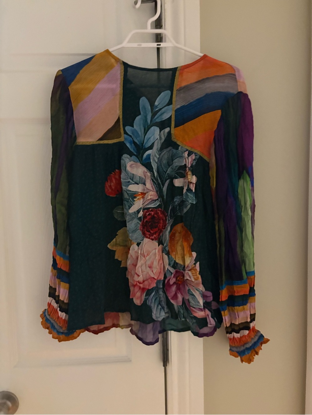Bl^nk Blank London Anthropologie MIRANDA PEASANT Top - Picture 6 of 7
